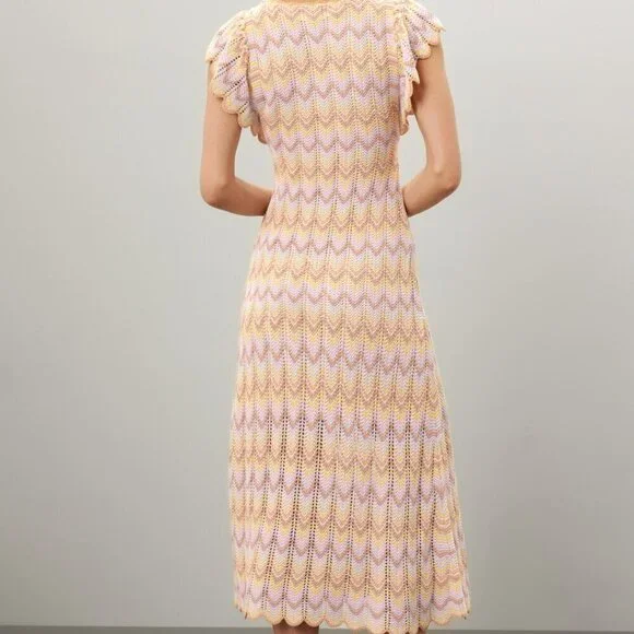 Derek Lam 10 Crosby Crochet Knit Dress - Picture 3 of 6